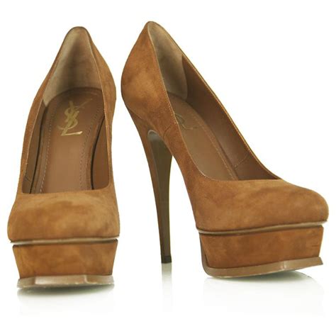 ysl tribute heels height|yves saint laurent platform heels.